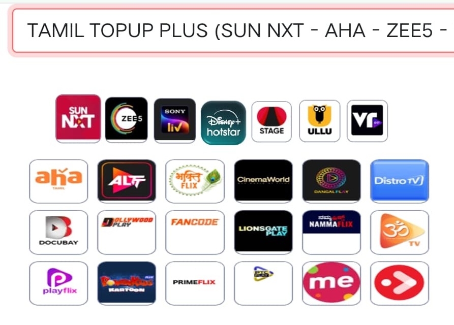 Tamil Topup Plus - Montly